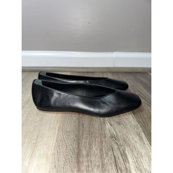 Reformation Prudence Leather Ballet Flats Size 10 $228 - Picture 8 of 11